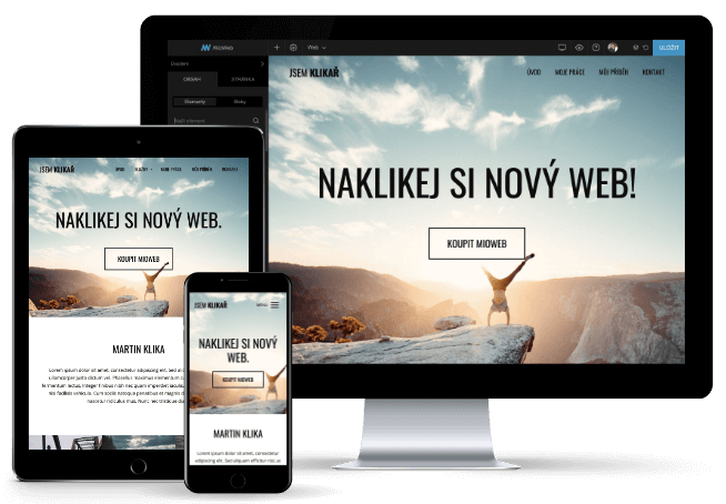 Sablona webovej stranky - príklad