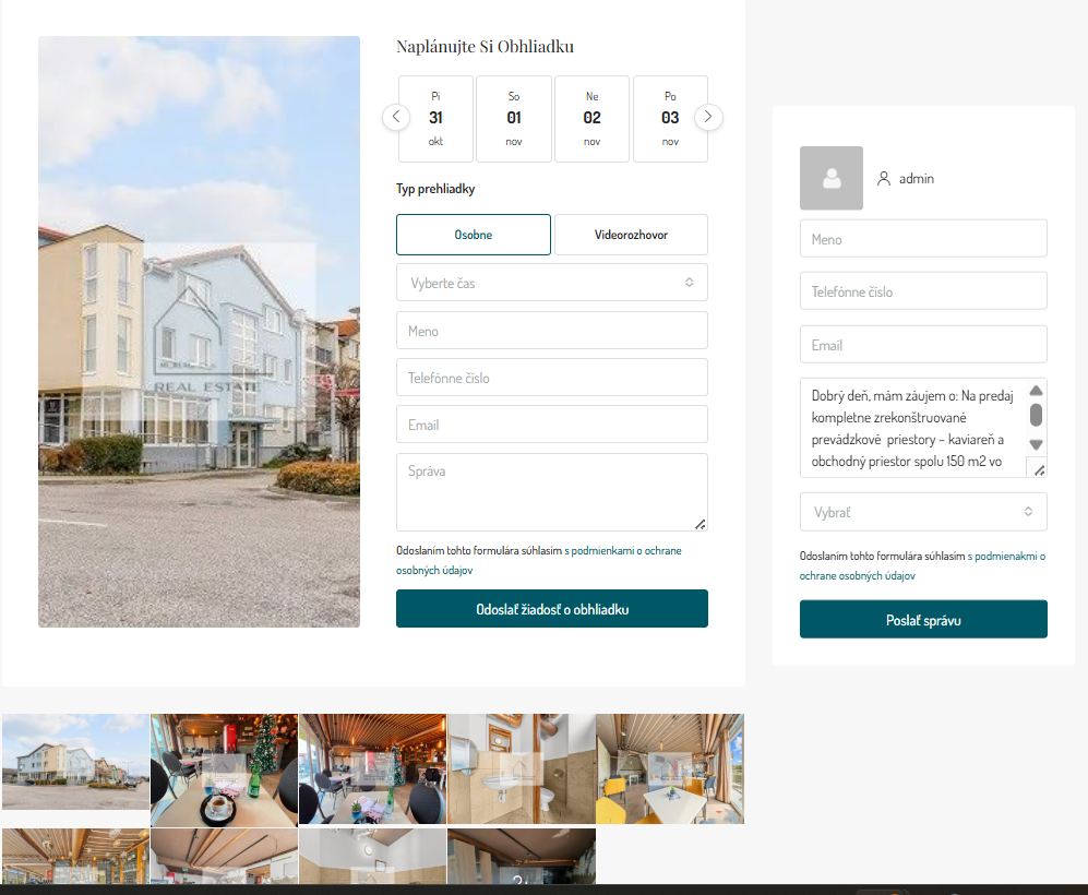 Galéria a plánovanie