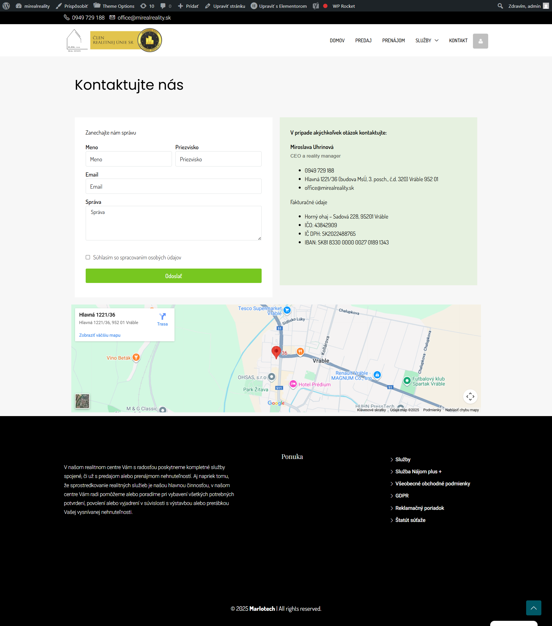 Dopytové formuláre