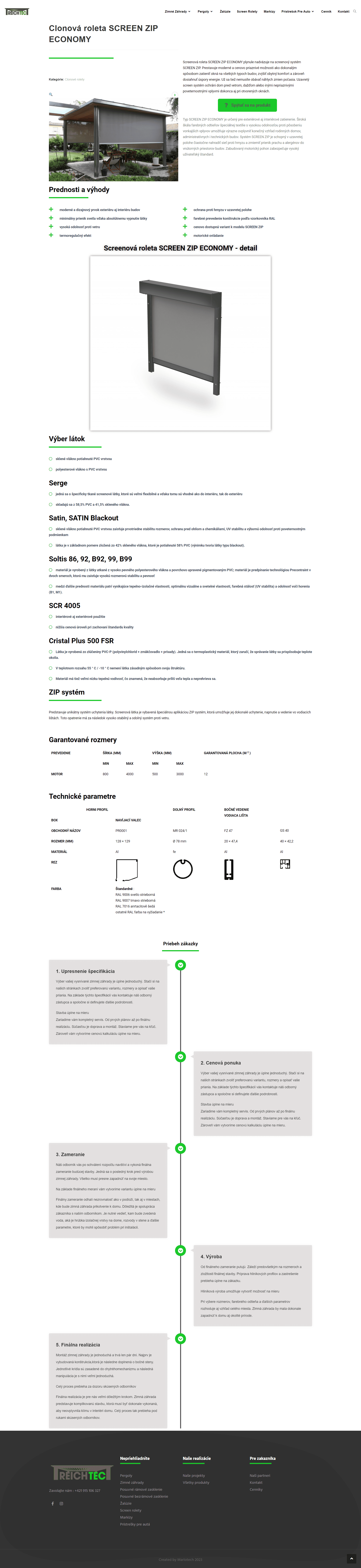 Reichtec – domovská stránka