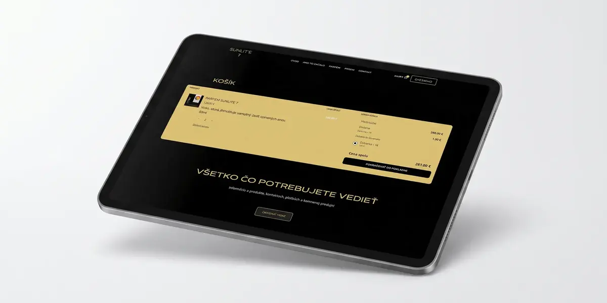 Web & e‑shop design